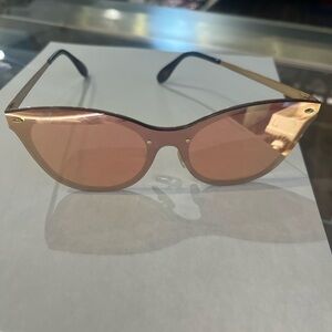 Ray-Ban Rose and Gold Cat-Eye Sunglasses